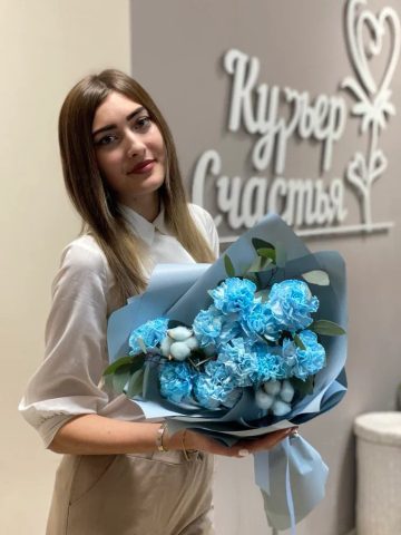 Букет Голубая лагуна