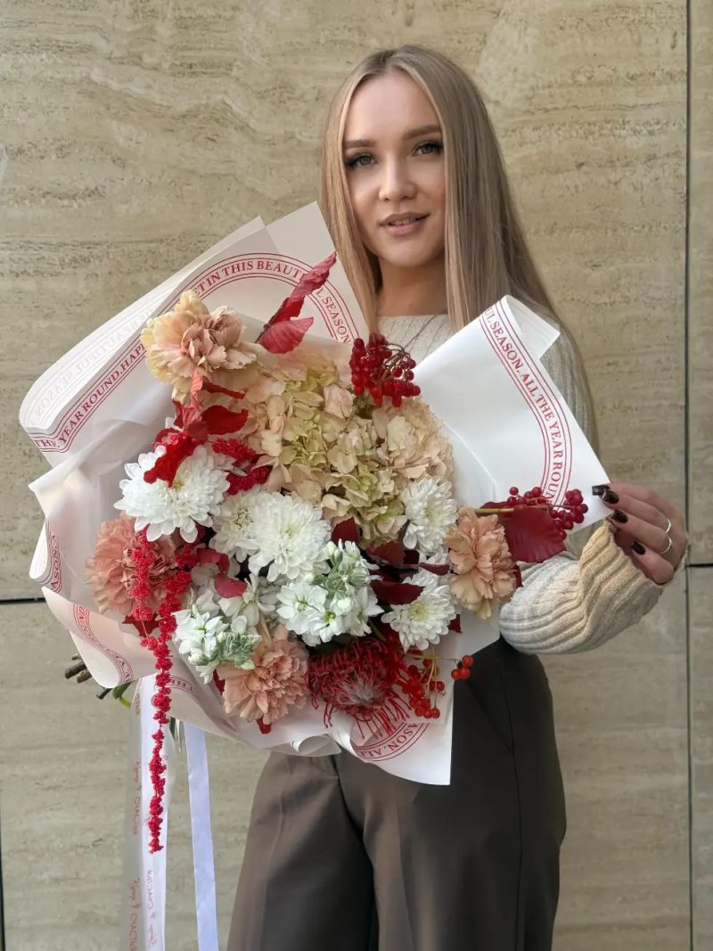 Букет Два сердца