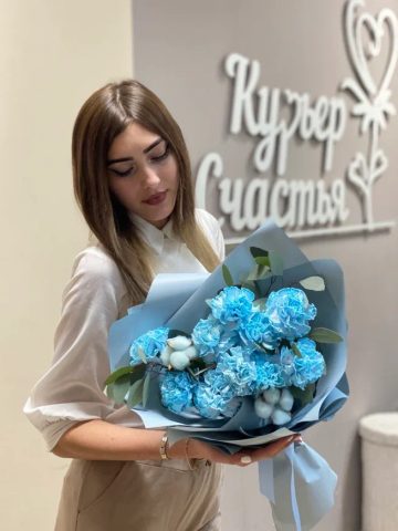 Букет Голубая лагуна