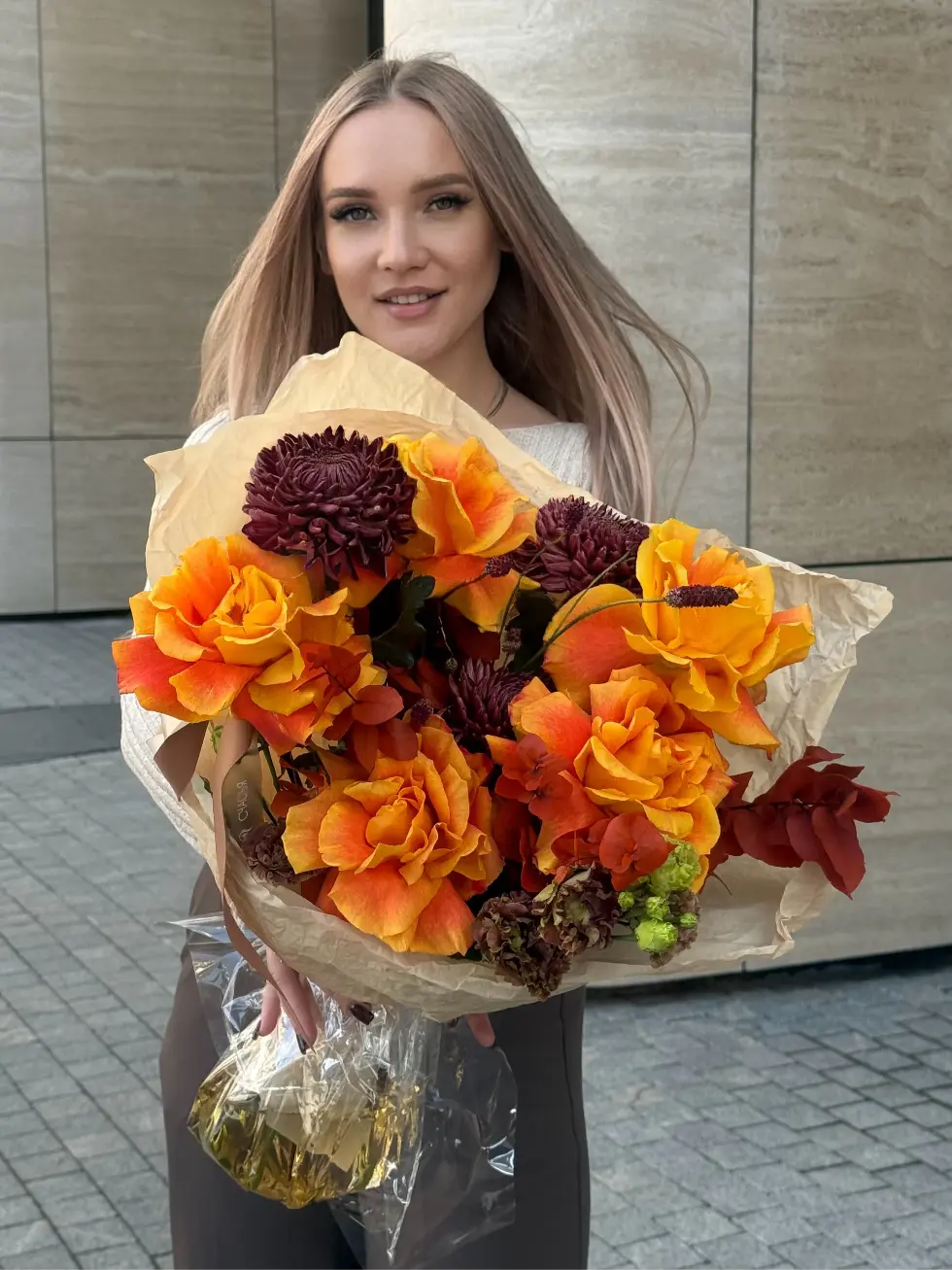 Букет Пламенный закат