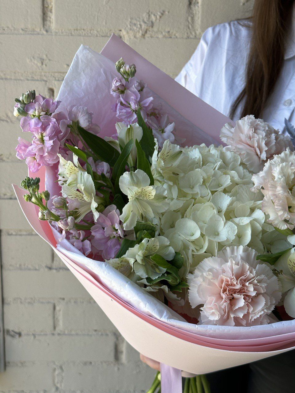 Букет Жемчужный рассвет