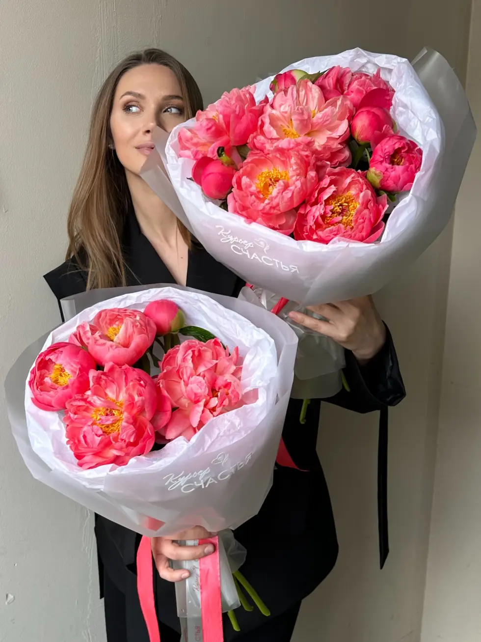 Букет Коралловый шарм