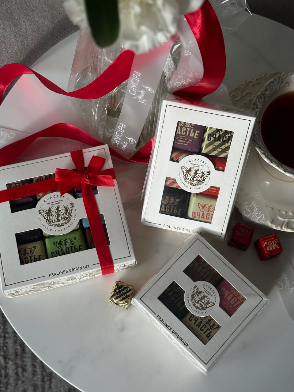 Набор из 4 конфет «Счастье»