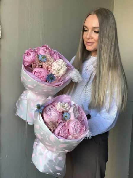 Букет Розовая симфония