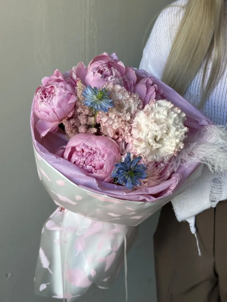 Букет Розовая симфония