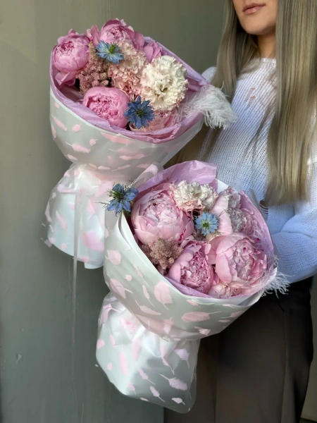 Букет Розовая симфония