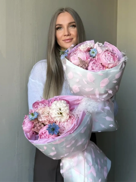 Букет Розовая симфония