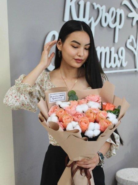 Букет Коралловый восторг